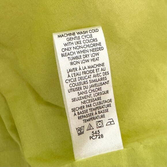 Calvin Klein Mini Sun Dress size 10 Green Fit Flared Spaghetti Straps Breezy - Picture 6 of 6